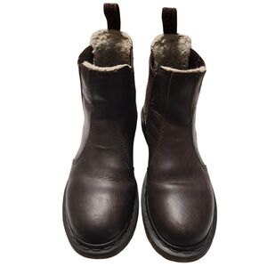 Dr Martens Leonore Leather Womens Winter Boots